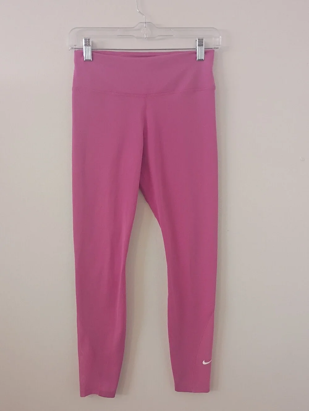 Nike Dri-FIT Pink High Rise Mesh Panel Leggings